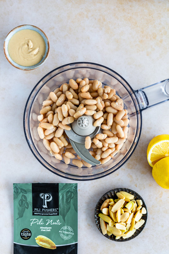 Recipe: White Bean & Pili Nut Hummus