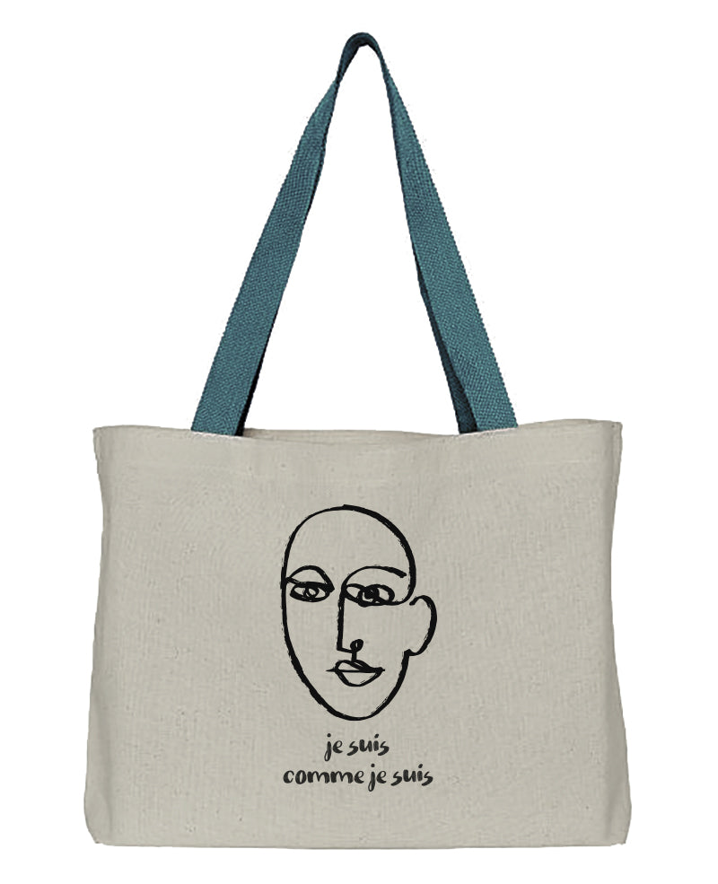 Je Suis Tote Bag (pure cotton, thick 22oz)